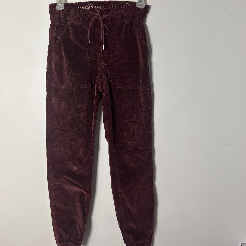 American Exchange Burgundy Corduroy Pants